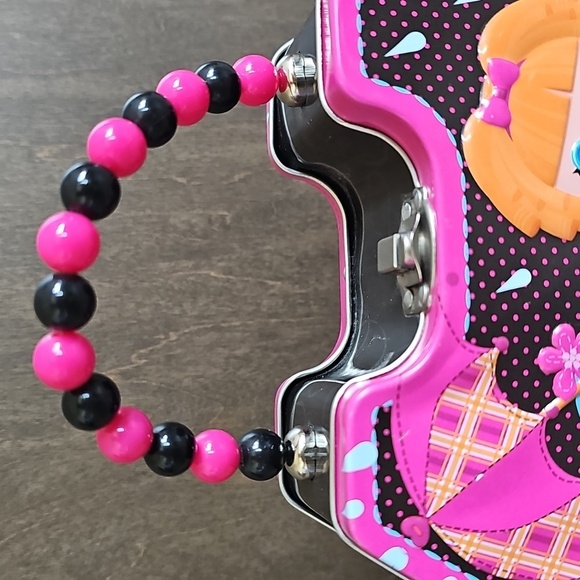 Lalaloopsy Diamond Tin Carry All Lunch Box With Beaded Handle - Picture 4 of 13